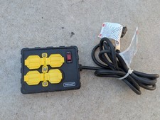 INDUSTRIAL TYPE INDOOR/OUTDOOR 4 OUTLET POWER...