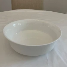 Lenox Dimension White Round Vegetable Serving Bowl 9 Inch USA Discontinued