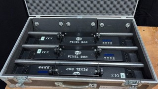 6 x LEDJ PIXEL BARS black