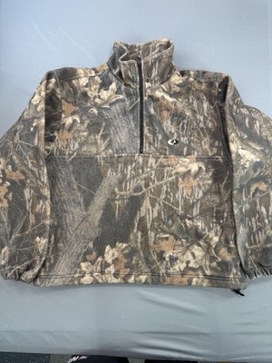 Vintage Mossy Oak Shadow Branch Camo Polar Fleece Jacket XL