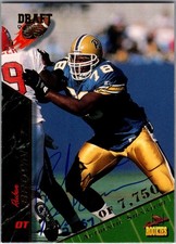 1995 Signature Rookies - Ruben Brown #13 Signatures /7750 (AU, RC) Pitt