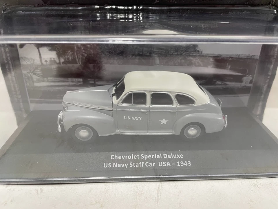 1:43 Chevrolet Special Deluxe US Navy Staff USA 1943  Armored car WWII - Image 2 of 2
