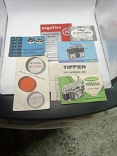 Collection Of Vintage Camera Ephemera- Manuals