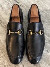 GUCCI JORDAAN Horsebit Leather Loafer Black 7 / 7.5 US $1050 1953 Brixton