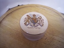 Sandland Ware Hanley Staffordshire  Vintage Coronation 1953  Lidded Jar 8.5 cm
