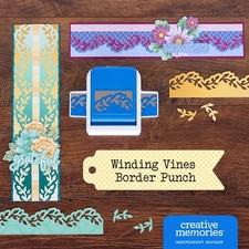 Creative Memories WINDING VINES Border Punch