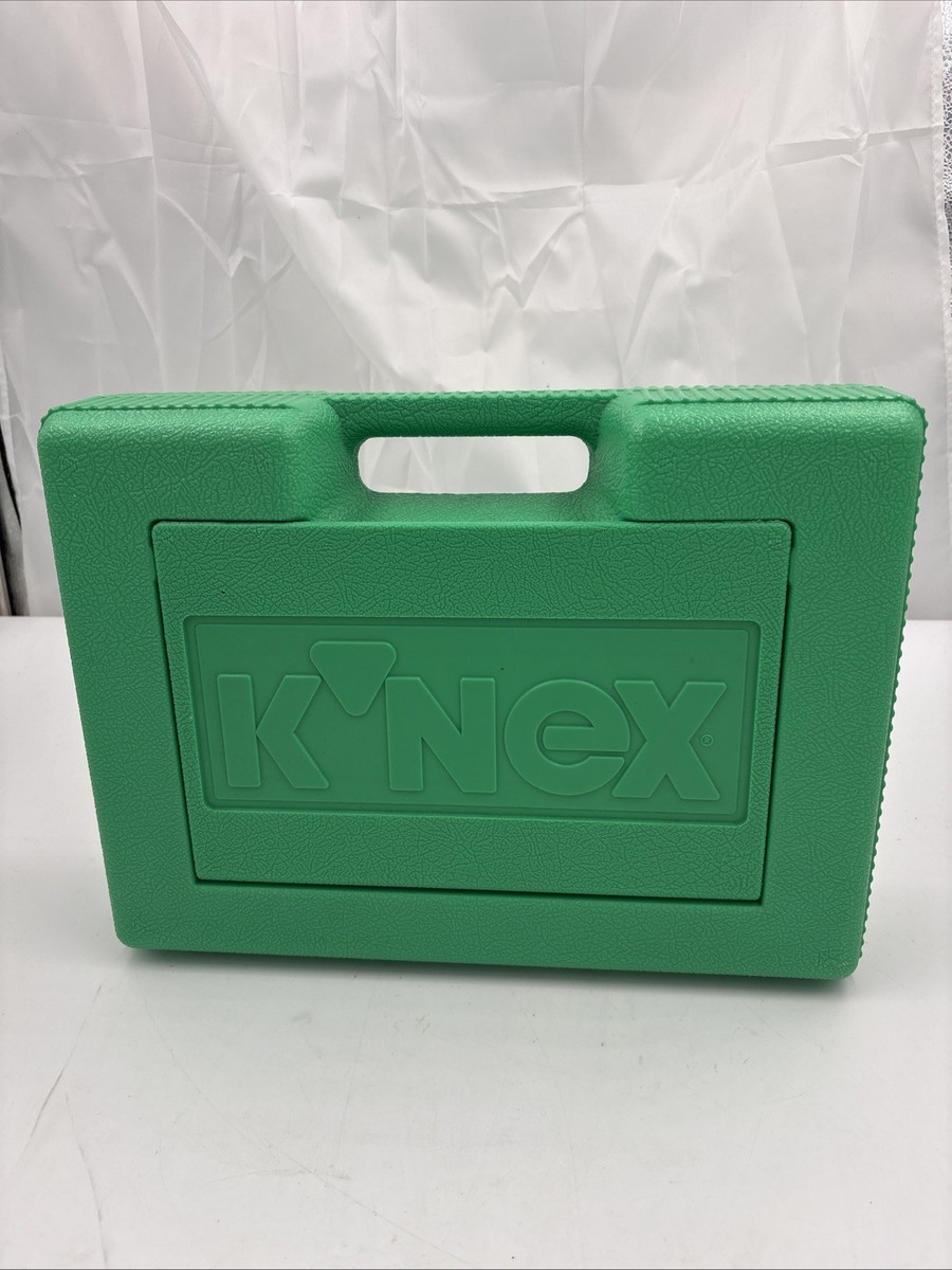 Vintage K'NEX Green Box Hard Carrying Case with Knex 1990s Used | eBay