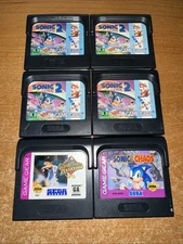 Sega Game Gear Game Lot Of 6 Games