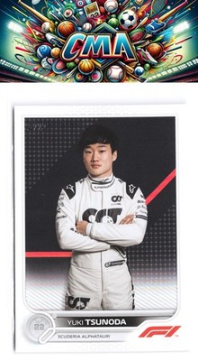 2022 Topps Formula 1 #61 Yuki Tsunoda Rainbow Foil