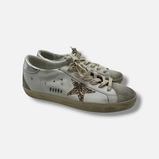Golden Goose Women's White Super-Star Low-Top Sneakers Shoes Sizes R:40 L:39