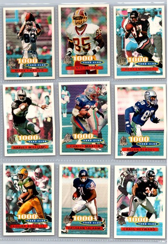 1995 Topps Football 1000 Yard Club Trading Card Lot Of 17 - Picture 1 of 2