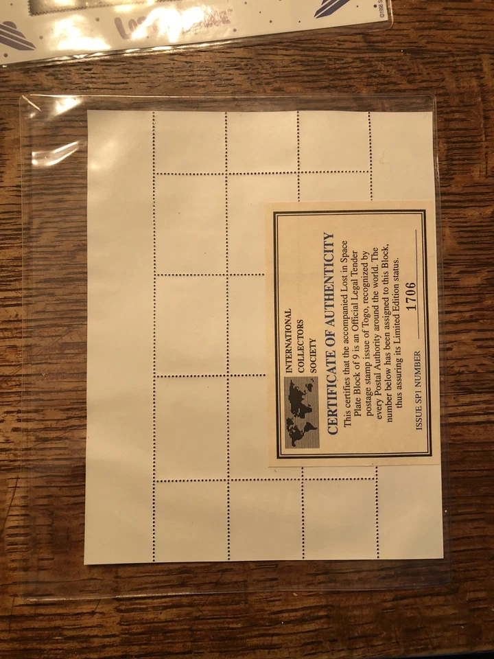 Artista de TV perdido en el espacio recuerdo recuerdo hoja de sellos MNH como nuevo 6 hojas Foto 3 de 4