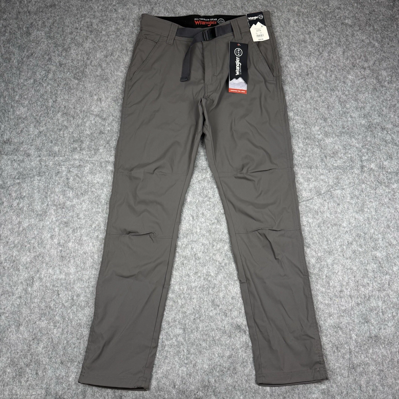 ATG by Wrangler NWT Men's Convertible Trail Jogger Comfort Pants 30x30 Gray
Opens in a new window or