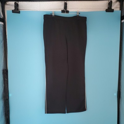 Athletic Works Pants Size XL (16/18) Black Athletic Straight Leg