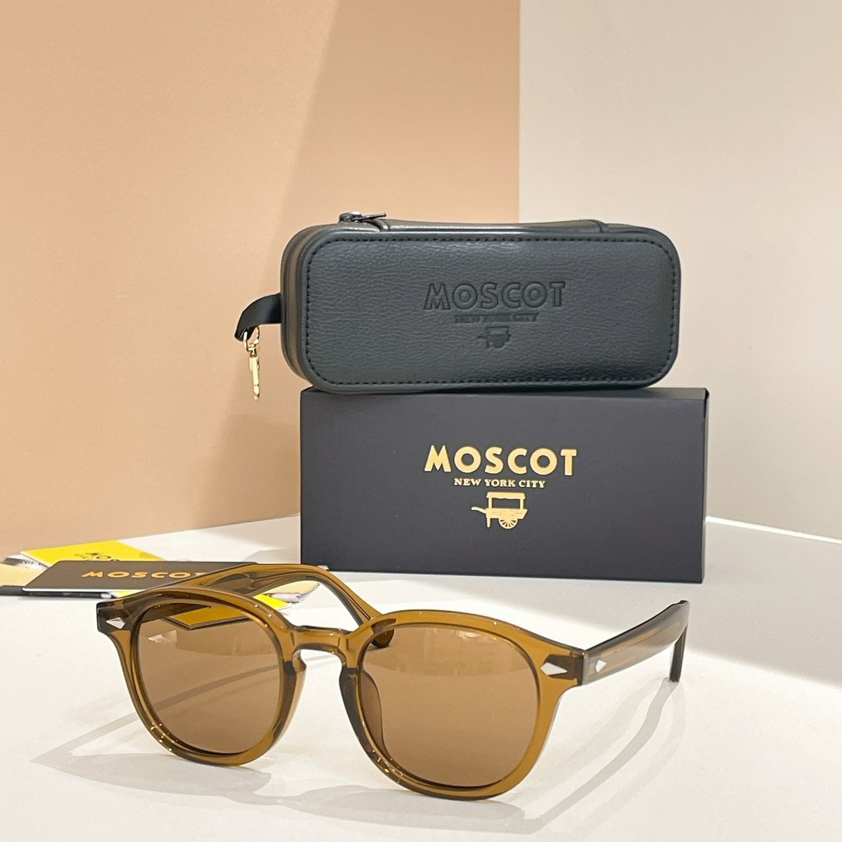 A　MOSCOT Lemtosh 52 MOSCOT MOD: LEMTOSH 52-24-150 Eyeglasses Sunglasses Frame Men