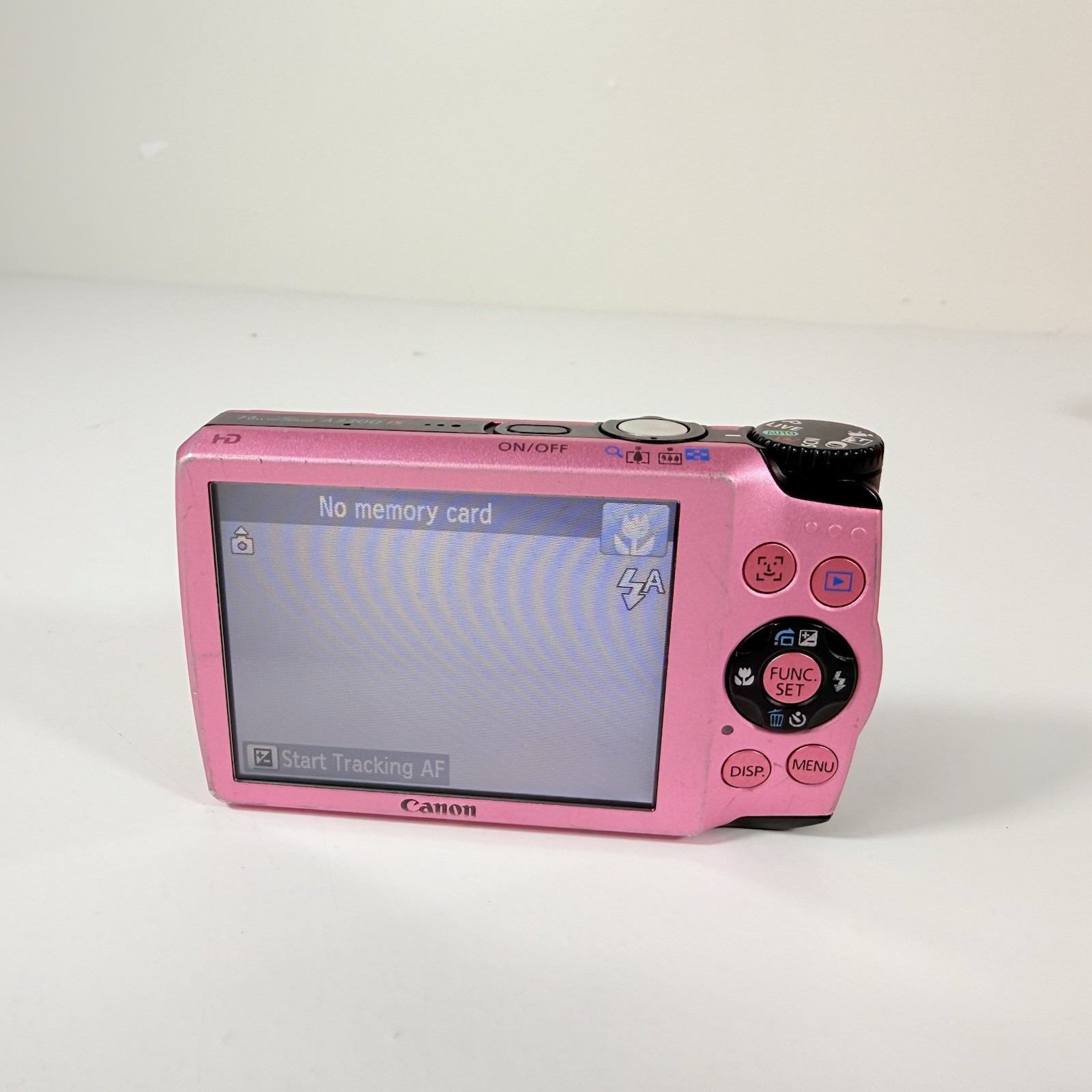 Canon PowerShot A3300 IS 16MP Digital Camera Pink Cute Working New Battery *READ