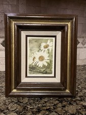 Ben Smith Watercolor Painting Framed Floral Still Life Corpus Christi Texas