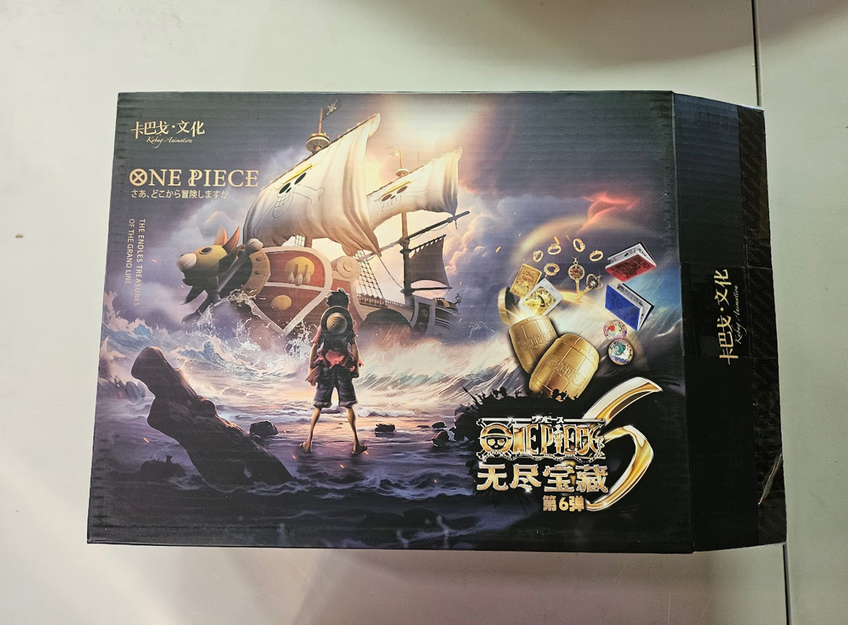 EMPTY BOX One Piece Endless Treasure 6 Redemption Box Anime Card