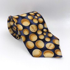 Grateful Dead Silk Tie Blue Orange King's Marbles First Set Made in USA Garcia