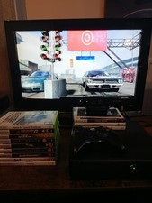 Xbox 360 Slim Black Console 256GB with Controller, Kinect Sensor and 12 Games GC