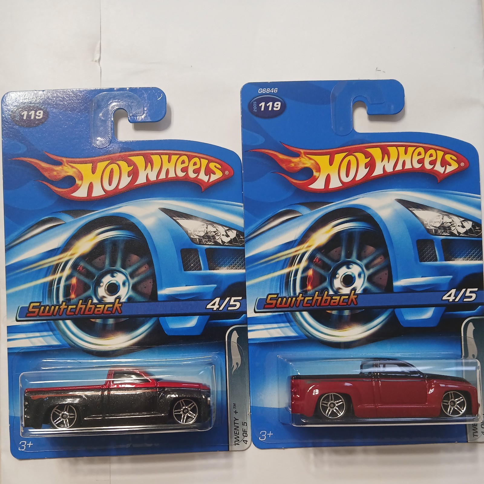 2005 Hot Wheels Switchback Twenty Plus Series Set of 2 Variations