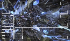 GUNDAM GD Card Game KHSATRIY Playmat Mat Desk Mat Zones Stitched Edges