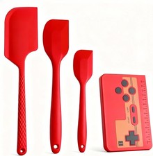 Silicone Spatula Set - 4-Piece Rubber Spatulas Silicone Heat Resistant,