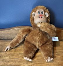 Russ Berries RUTHERFORD III Plush Monkey Sucks Thumb Picks Ear Nose Vintage