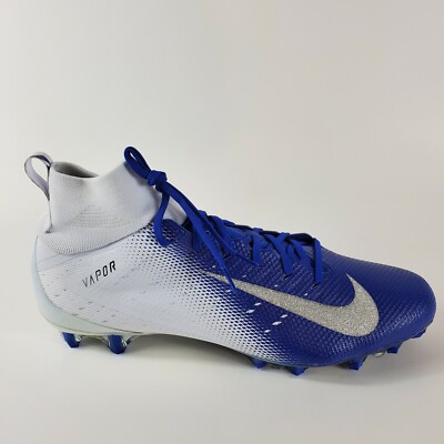 Size 9 Nike Vapor Untouchable Pro 3 Royal Blue White Football Cleats 917165-101 Size 9 Nike Vapor Untouchable Pro 3 Royal Blue White  main image 2