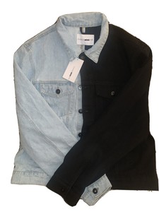two tone denim jacket