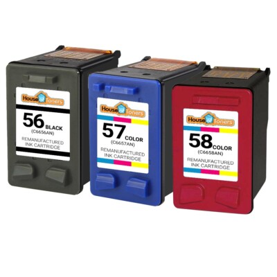 3PK 56 57 58 Ink Cartridges for HP Photosmart 7660 7755 7760 7900 7960 | eBay