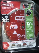 Diablo 12 in. Diamond Segmented Turbo Cut-Off Discs for Masonry