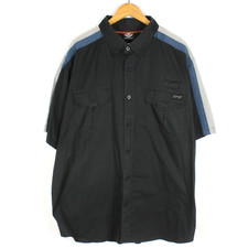 Chemise homme HARLEY DAVIDSON taille 3XL manches courtes poches noires