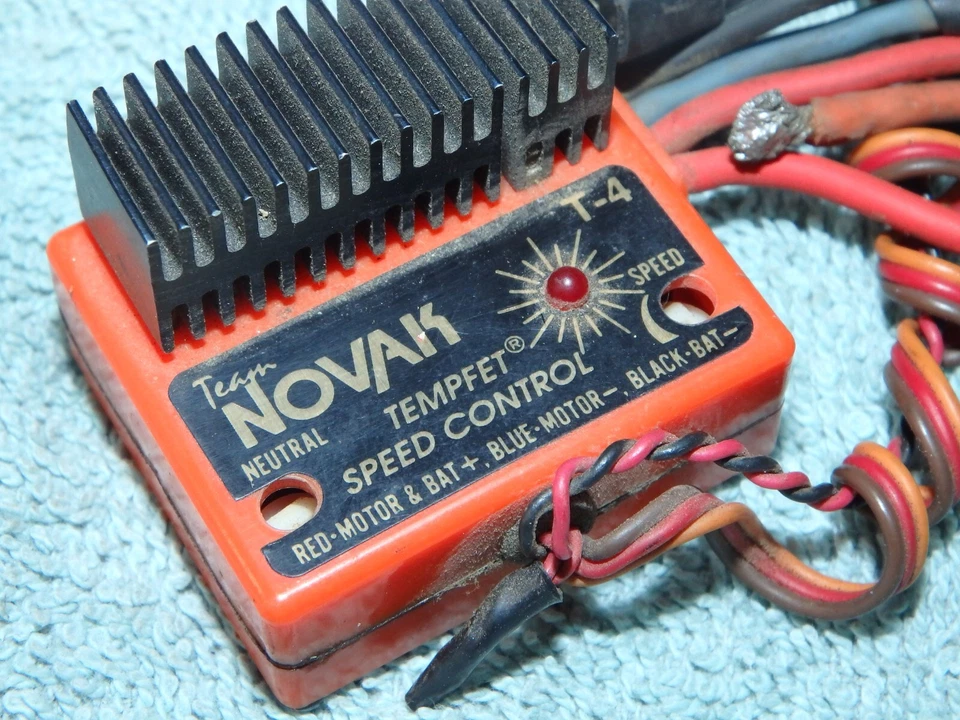 Vintage Team Novak T-4 Tempfet Electronic Speed Control rc10 kyosho losi - Image 4 of 4