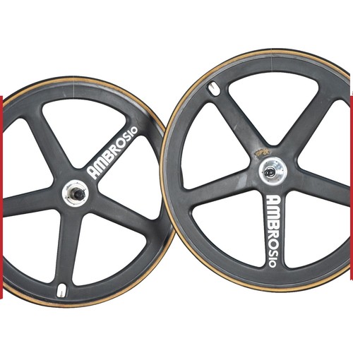 Paire De Jantes Wolber Arc-en-ciel - Tubulaires 28" 700c, 36 Trous, Argent, 792g, Piste
