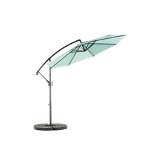 Best Choice Products 10ft Offset Hanging Market Patio Umbrella, Light Green