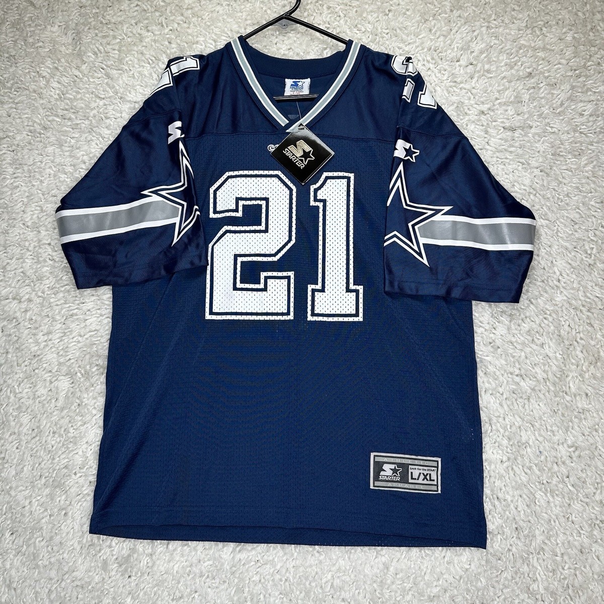 NFL Dion Sanders サイン入りユニフォーム Deion Sanders Autographed Dallas (White #21) Custom Jersey