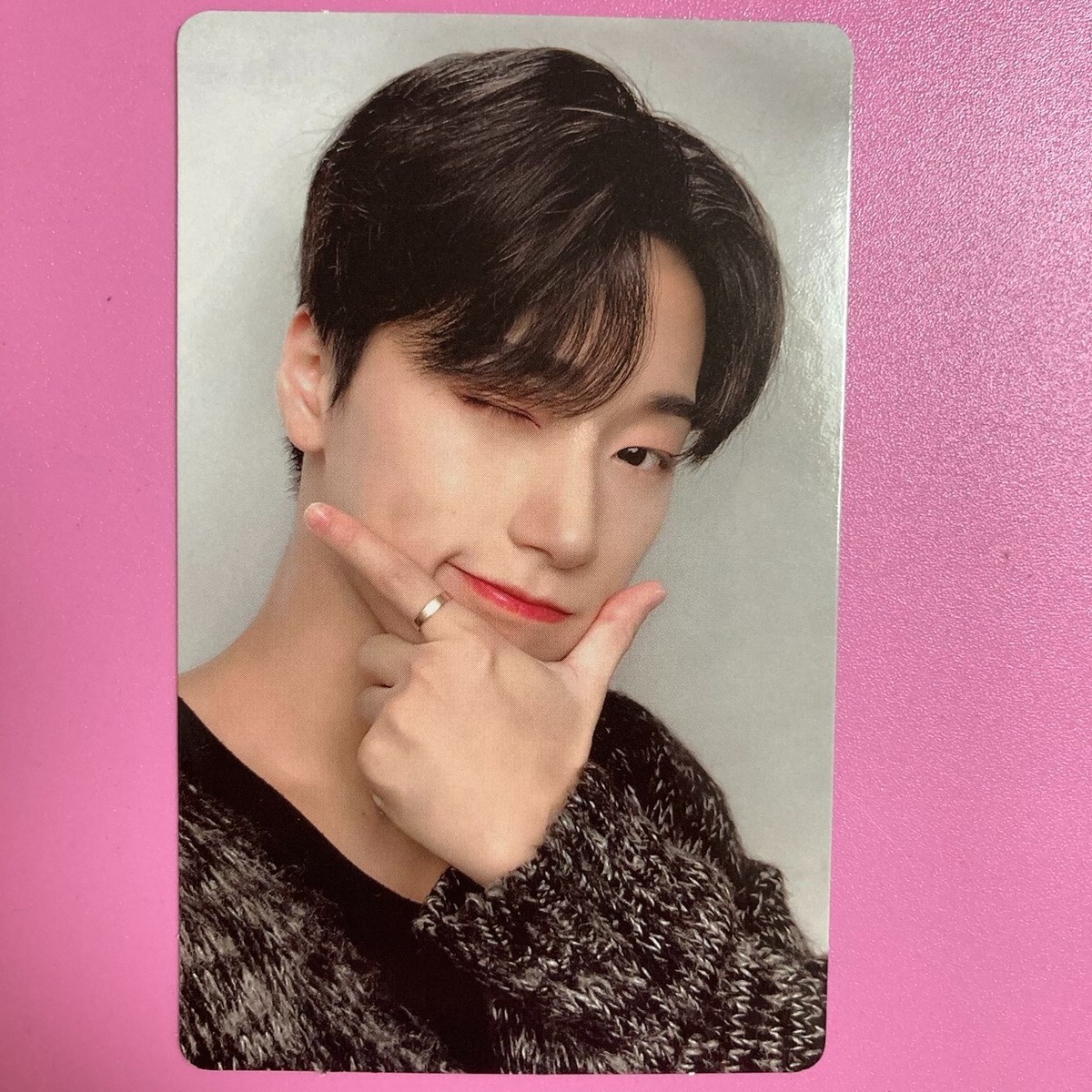 Official San Photocard Ateez x Kaura 2023 Valenteez Genuine Kpop