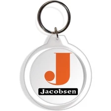 Jacobson Garden Farm Tractor Mower Keychain Keyring lawn yard Power Equipment