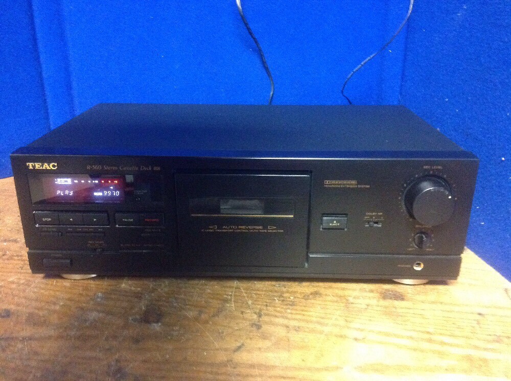 【完動品】TEAC R-560 ステレオ カセット デッキ (2075) 完動品】TEAC R-560 ステレオ カセット デッキ (2075) - メルカリ