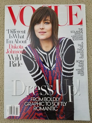 Dakota Johnson, Lucas Hedges Vogue Magazine Feb 2017