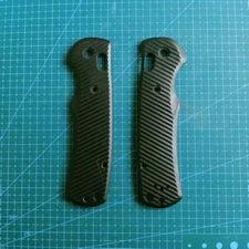 1 Pair Black G10 Material Handle Scales for Benchmade Griptilian 550/551 Knifes