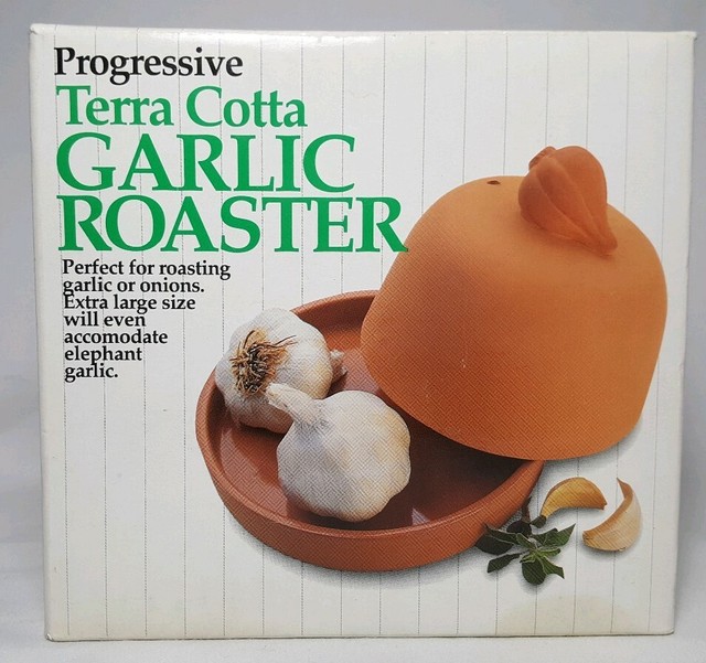 Progressive GGR425 Terra Cotta Garlic Onion Roaster for sale online eBay
