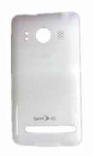 GENUINE HTC Evo 4G Sprint BATTERY COVER Door WHITE android bar smart phone back