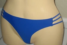 PRIMA VALENTINA - NEW - SMALL - BLUE - STRAPPY STRETCH THONG PANTY
