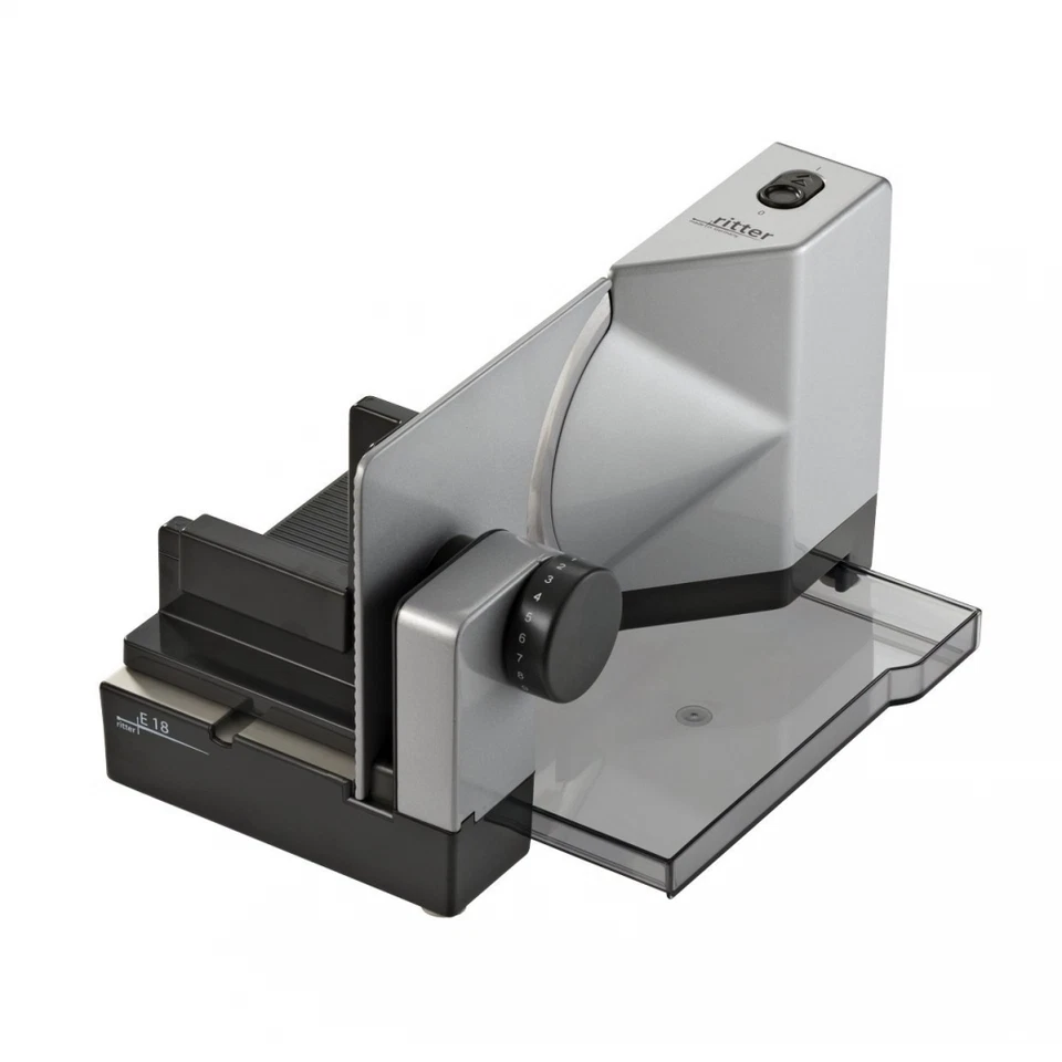 Ritter E 18 Silbermetallic Allesschneide Kunststoff-/Metallausführung 65 Watt