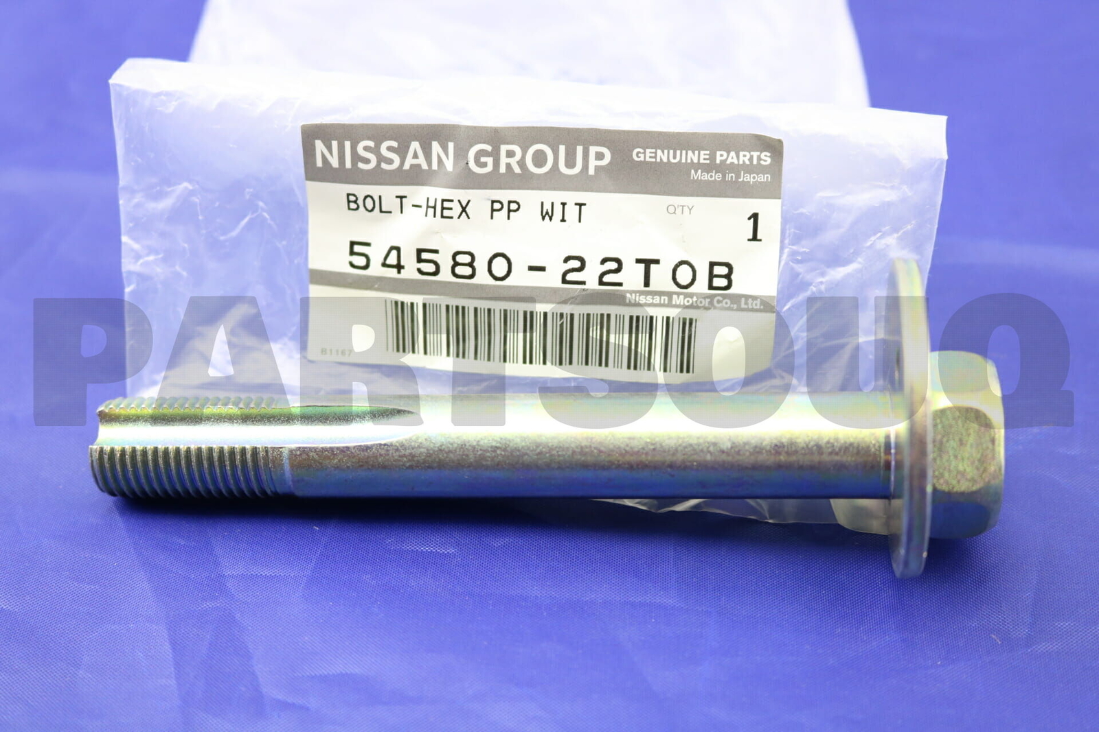5458022T0B Genuine Nissan BOLT-HEX PP WIT 54580-22T0B | eBay