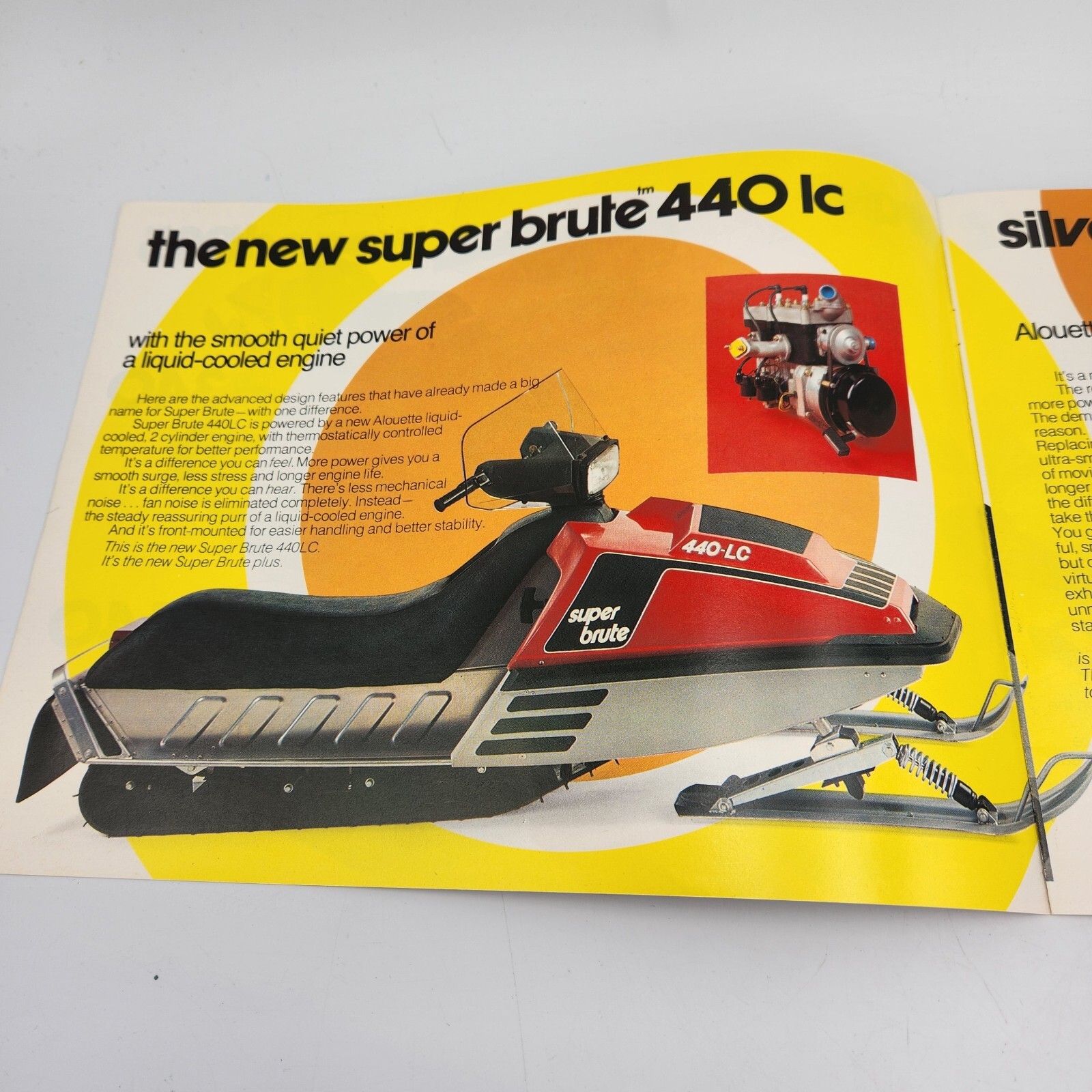 Vintage 1974 Alouette Delivers Snowmobile Sales Brochure 16 Page eBay