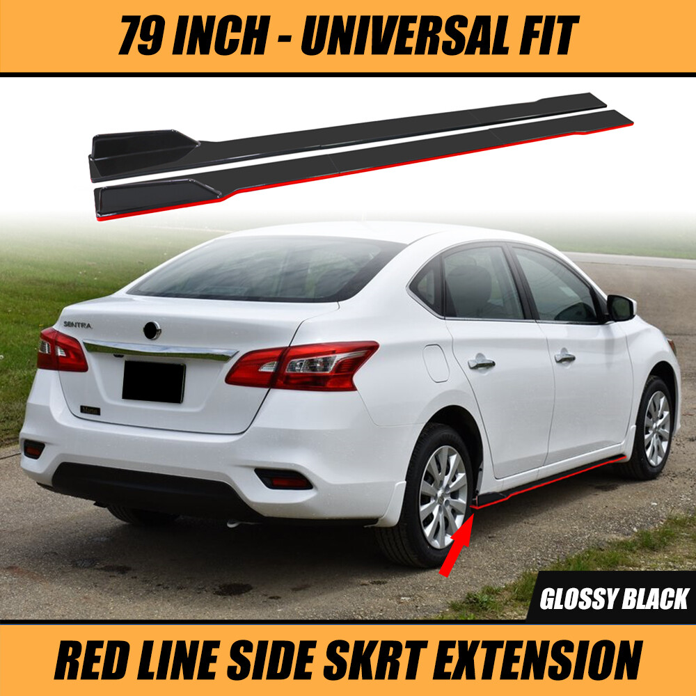 RED LINE GLOSS BLACK SIDE SKIRT LIP 79