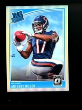 2018 SILVER HOLO Optic #164 Anthony Miller Chicago Bears RC Rated Rookie Card